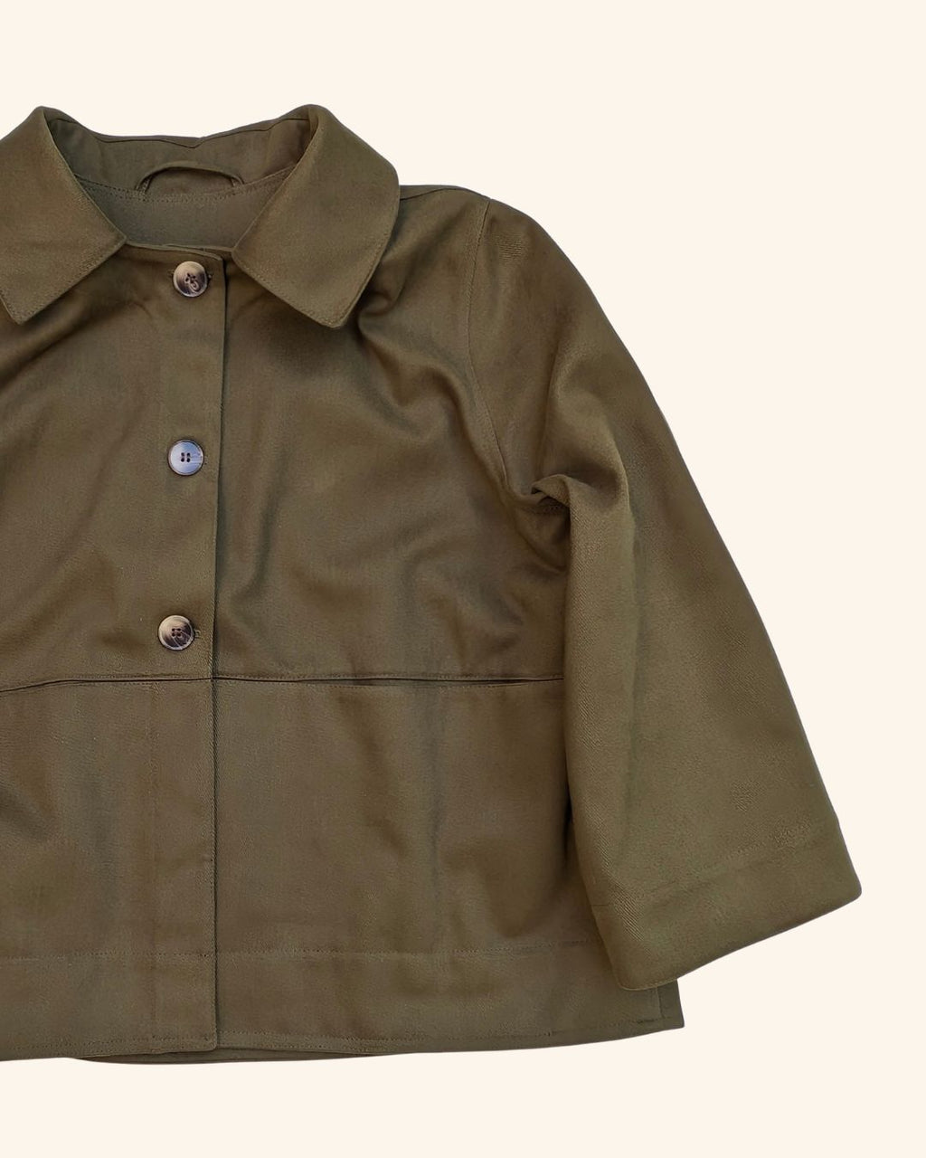 Aubrey Chore Jacket in Khaki Green