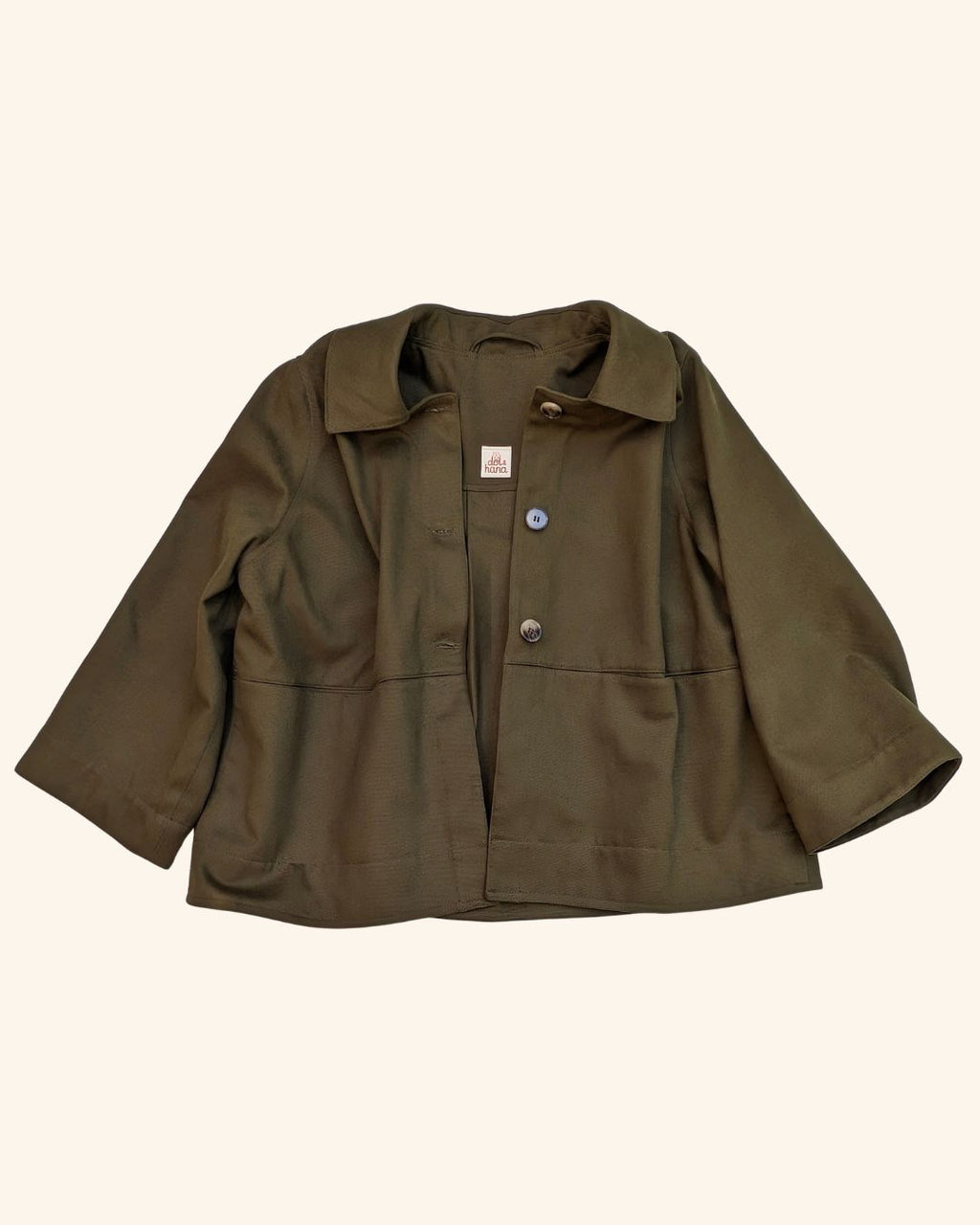 Aubrey Chore Jacket in Khaki Green