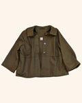 Aubrey Chore Jacket in Khaki Green